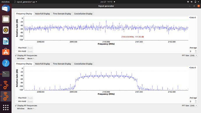 XMT vs RCV Spectrum Screenshot from 2021-06-27 14-13-23